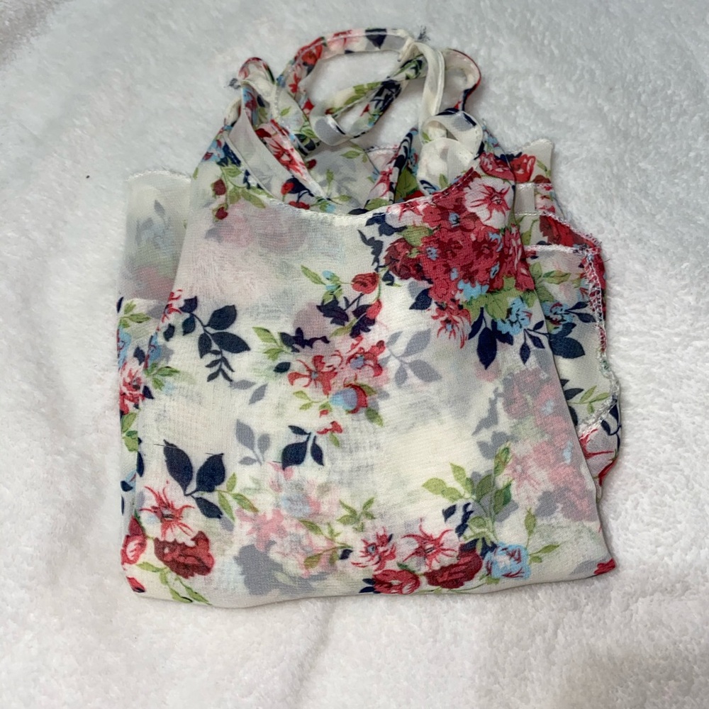 Floral Sheer Top
